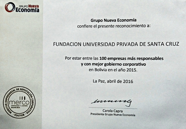 UPSA ESCALA EN EL RANKING MERCO DE RESPONSABILIDAD Y GOBIERNO CORPORATIVO